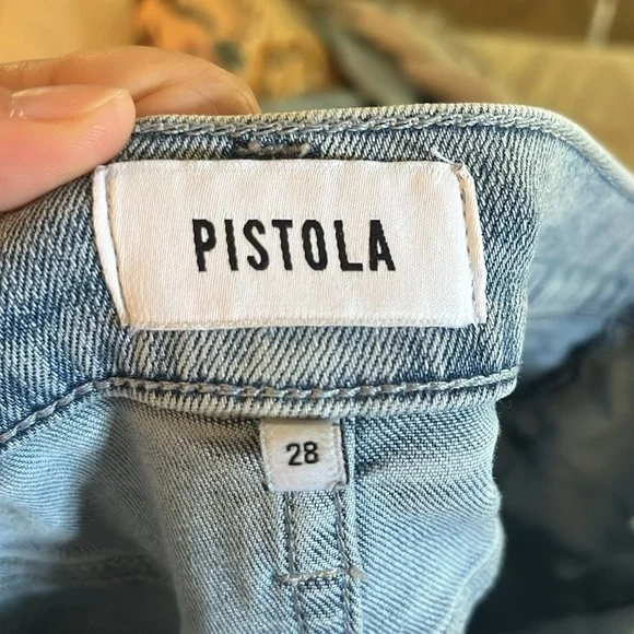 Pistola IZZY MID RISE WIDE LEG CROP JEAN - STRIVE, 28 - Picture 7 of 9